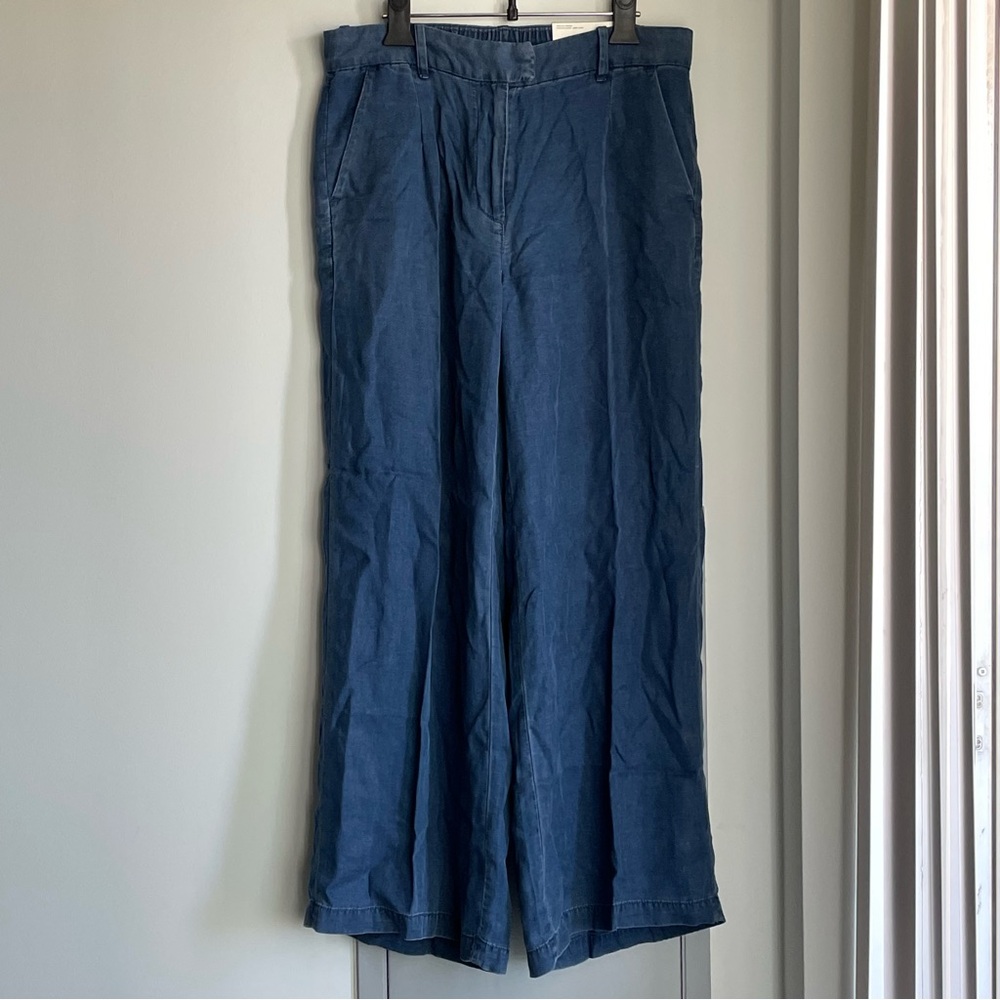 AMERICAN EAGLE 100% Lyocell High Rise Wide Leg Pants